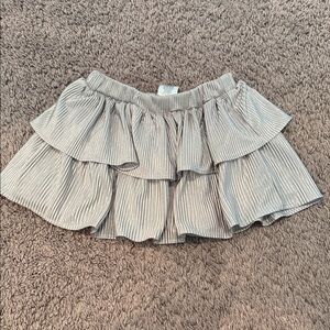 Disney Silver Metallic Layered Skirt